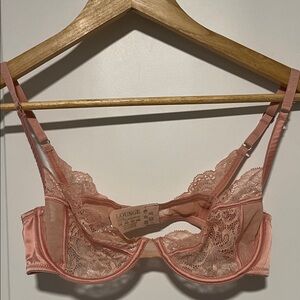 Lounge Underwear Louise Peach Lace Bra